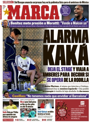  Hoy en Marca : Alarma Kaká