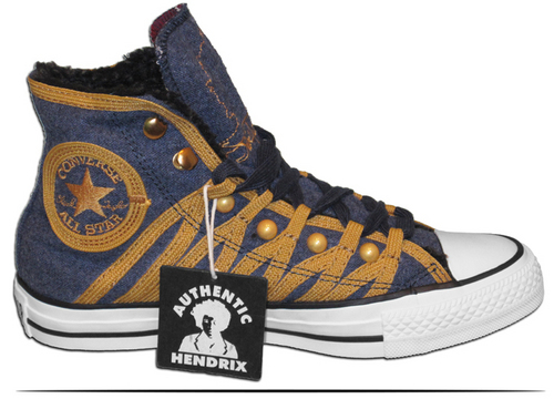  Jimi Hendrix áo khoác Converse All Stars
