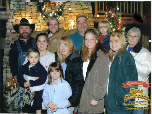  Me and my family at the dixie stanpede in gatlinburg