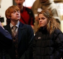  Ramione - Harry Potter & The Deathly Hallows: Part I - Behind The Scenes & On The Set