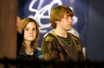  Ramione - Harry Potter & The Deathly Hallows: Part I - Behind The Scenes & On The Set