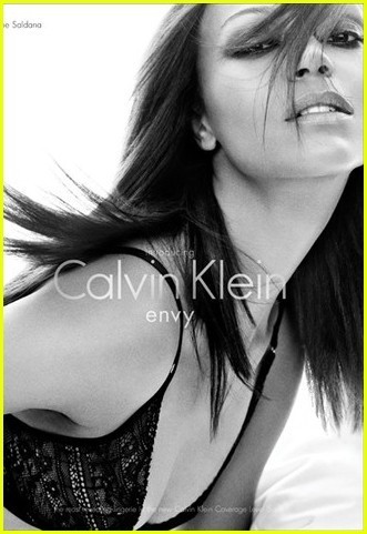 Zoe Saldana: New Calvin Klein Envy Ads!