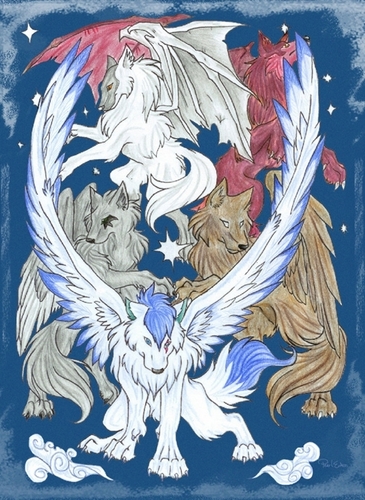  winged wolves