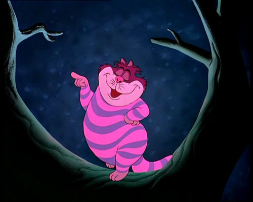  Cheshire Cat pointing left