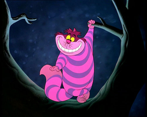  Cheshire Cat standing on a branch
