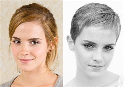  Emma Watson - New haircut