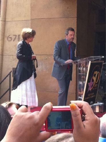 Hugh&Emma Thompson at the Walk of Fame