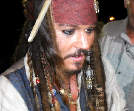  Johnny depp- pirates of the caribbean 4