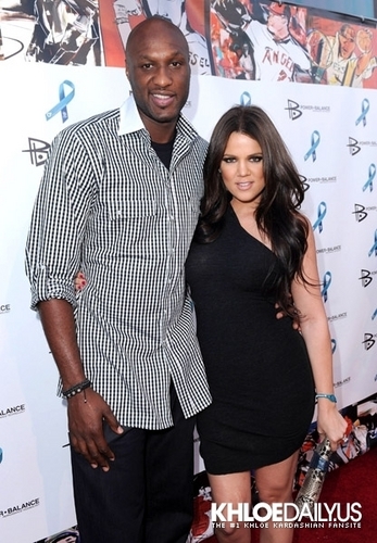  Khloé & Lamar Attend Power Balance Goes “All-In For A Cure” Event