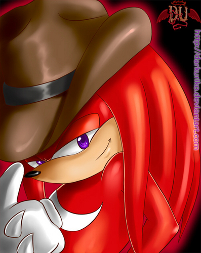  Knuckles in a cowboy hat!