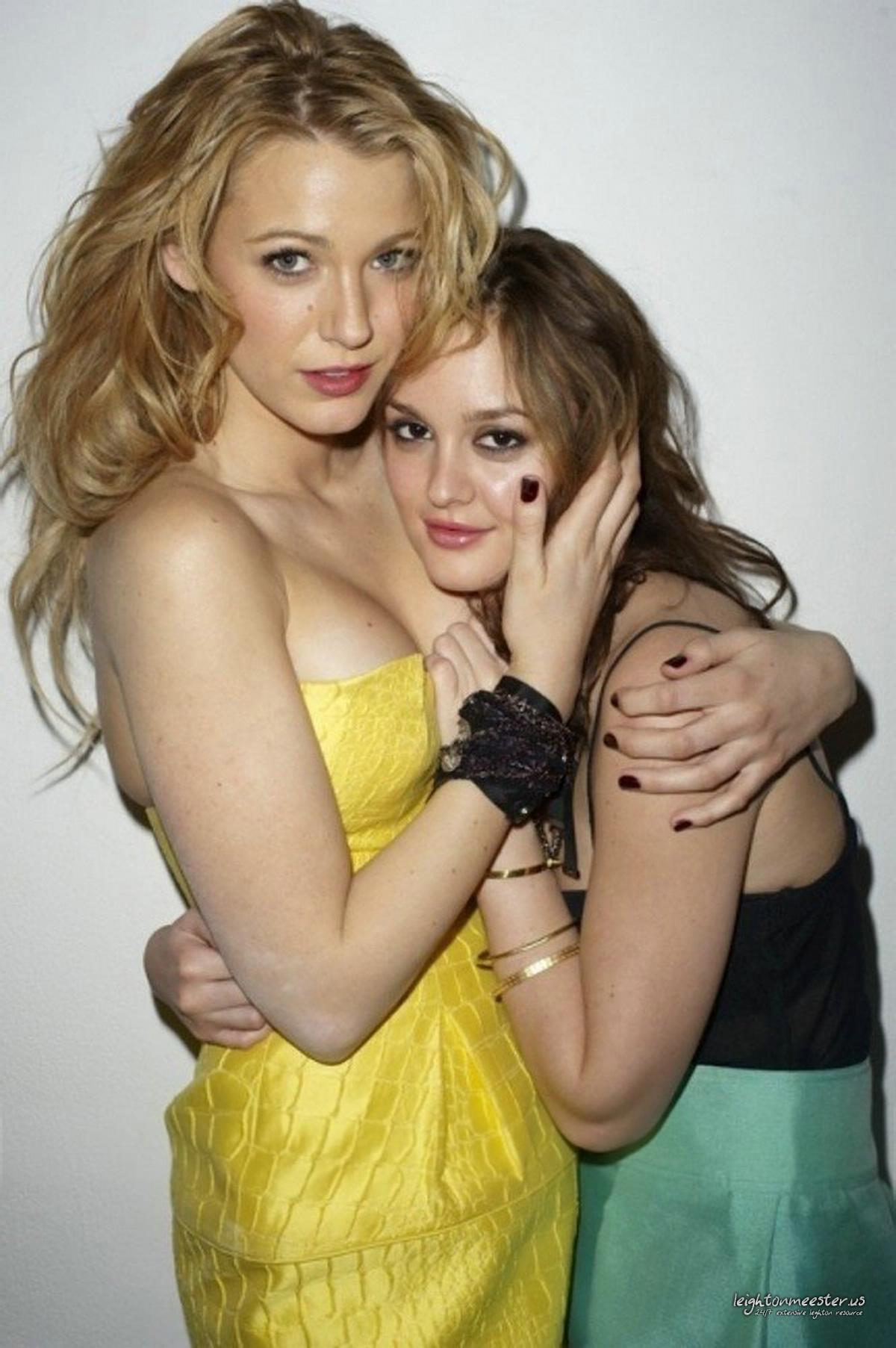 leighton meester and blake lively rolling stone