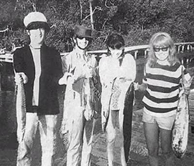  On holiday with John, Ringo and Maureen