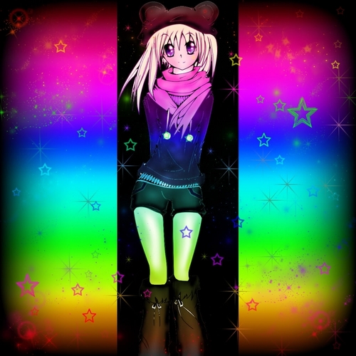  arco iris Girl