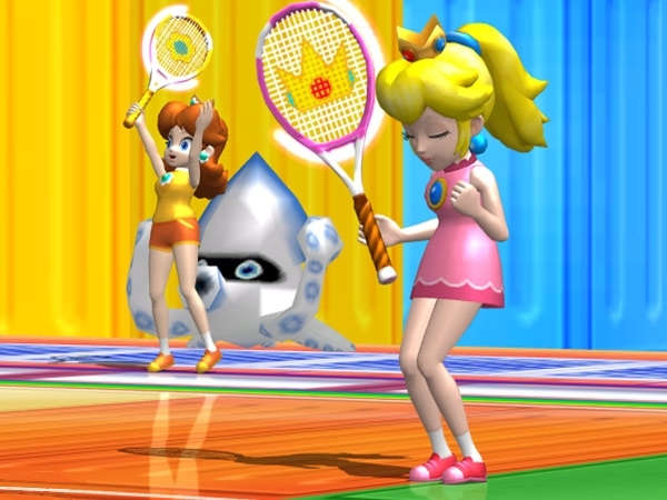 mario power tennis peach and daisy