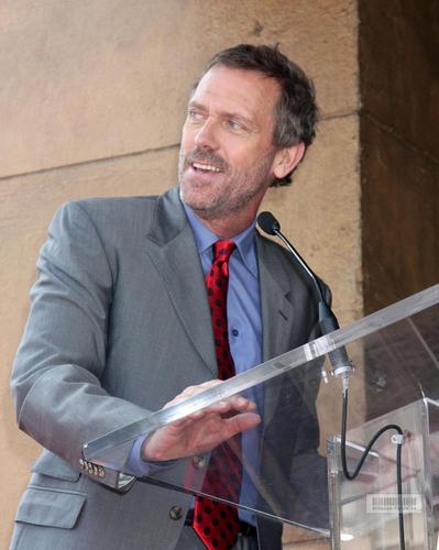  Hugh Laurie on the Hollywood Walk Fame