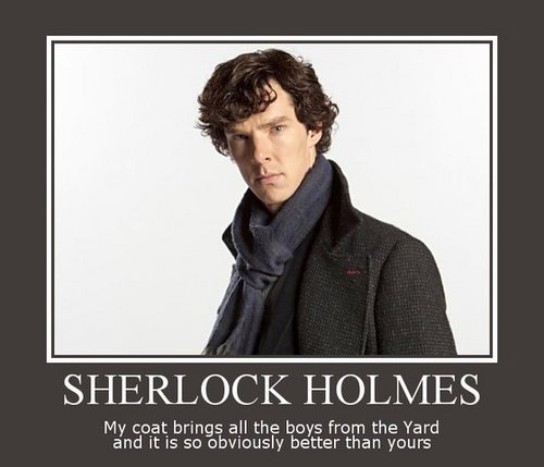  Sherlock demotivator ;)