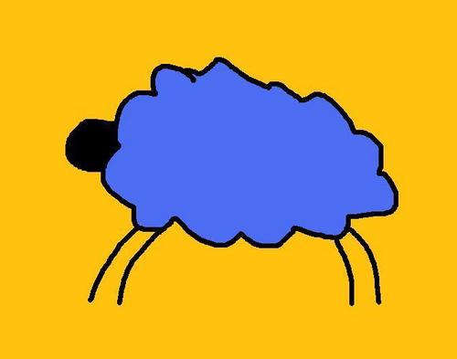  Blue con cừu, cừu