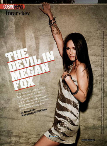  Megan Fox, Cosmopolitan (October 2009)
