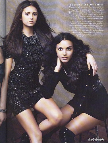  Glamour Magazine with Nina Dobrev& Jessica Lucas