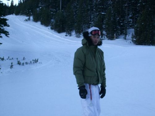 Keith ENjoying Some Snowboarding Time Off From Touring