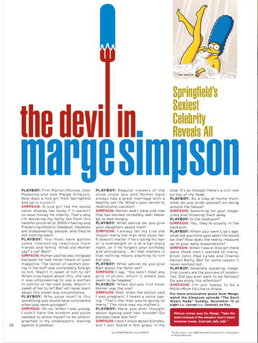  Marge's प्लेबाय Interview
