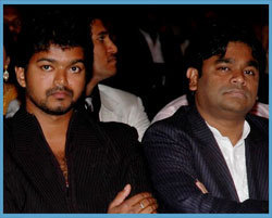  A.R.Rahman with Vijay
