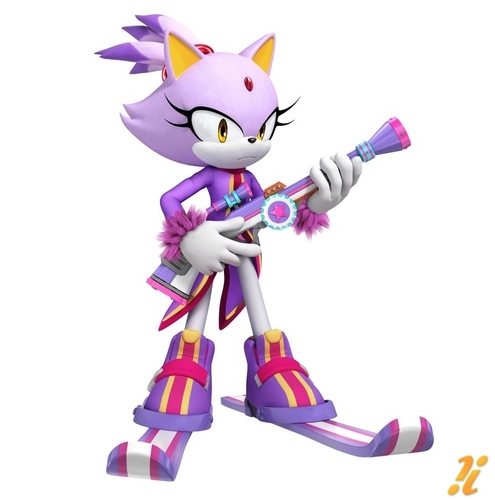 Blaze the Cat in Mario and Sonic at the Winter Olympic Games