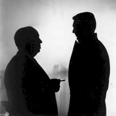  Alfred Hitchcock and Cary Grant