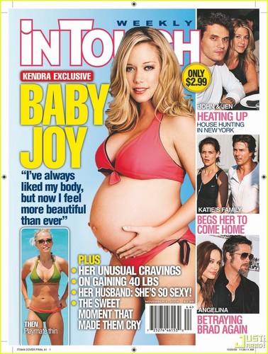 Kendra on the cover of 'InTouch Weekly'
