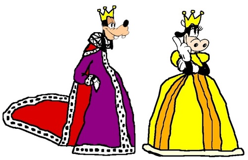  King Goofy and クイーン Clarabelle