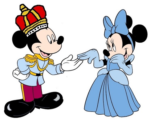 Prince Mickey & Princess Minnie - Cinderella