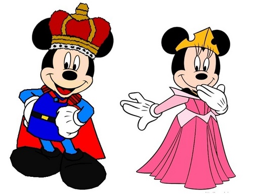  Prince Mickey & Princess Minnie - Sleeping Beauty