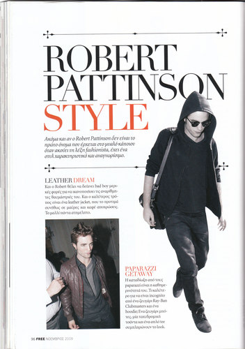  Rob and New Moon in "Free" Magazine (GREECE)