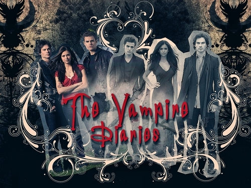  The Vampire Diaries karatasi la kupamba ukuta