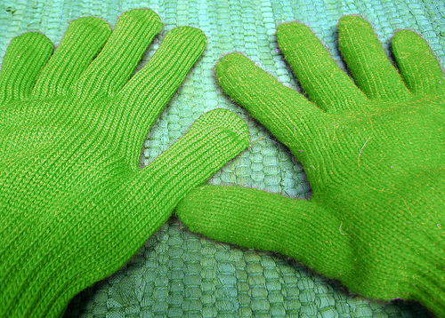  green gloves