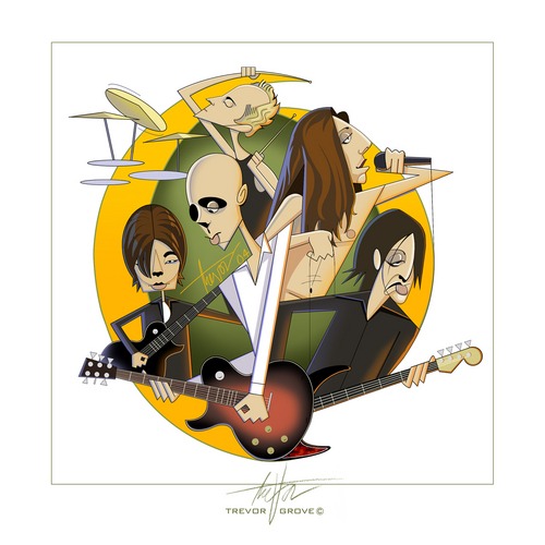 A Perfect Circle Caricatures