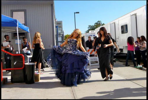  Chloe back stage on Dancing with the Stars