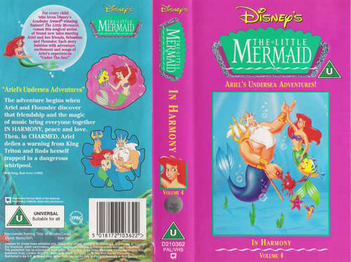  Disney's The Little Mermaid VHS