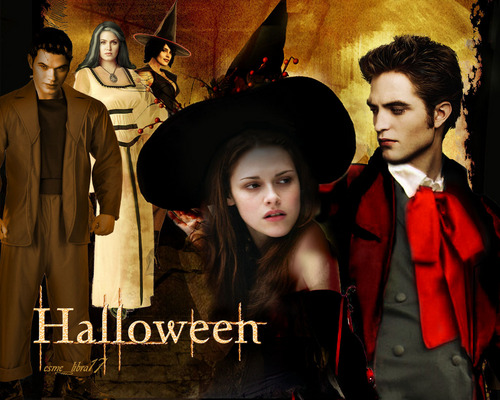halloween wallpaper - twilight cast