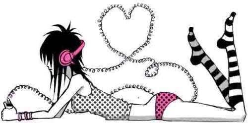  listening to संगीत