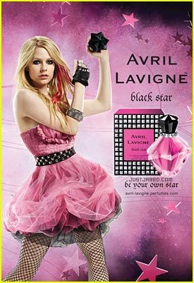  Avril Lavigne/Black estrella