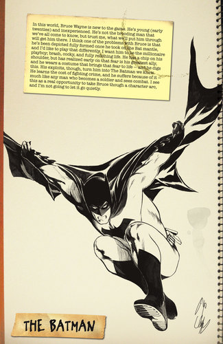  Batman First wave sketchbook