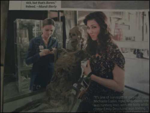  Bones in EW magazine