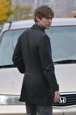  Chace Crawford on set - November 5th