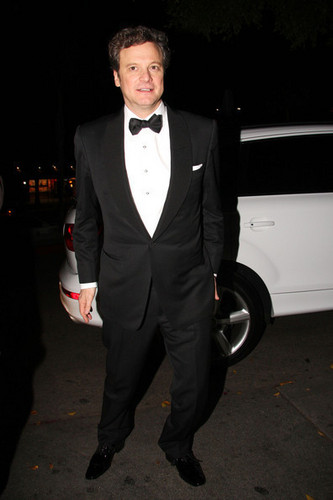  Colin Firth arrives at A Single Man afterparty at istana, chateau Marmont