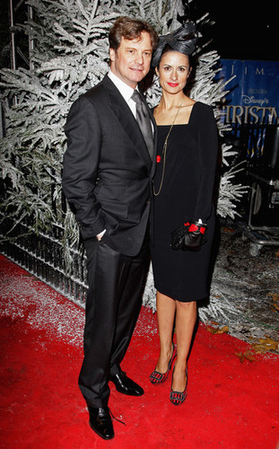  Colin Firth arriving at A 크리스마스 Carol premiere in 런던