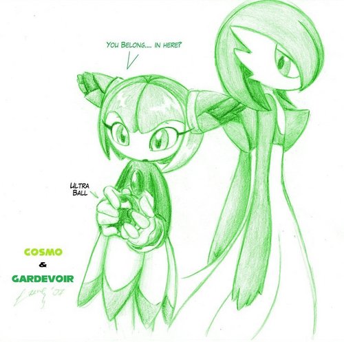  Cosmo and Gardevoir