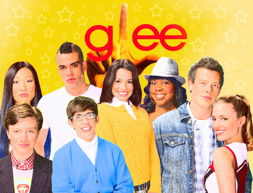  Glee cast achtergrond