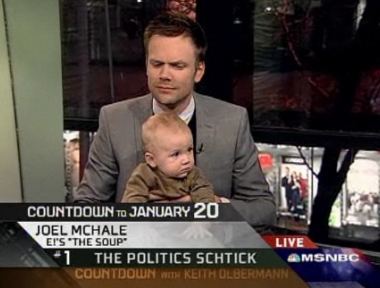  Joel Mchale and his Baby