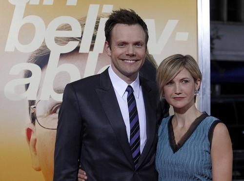 Joel Mchale and his Wife